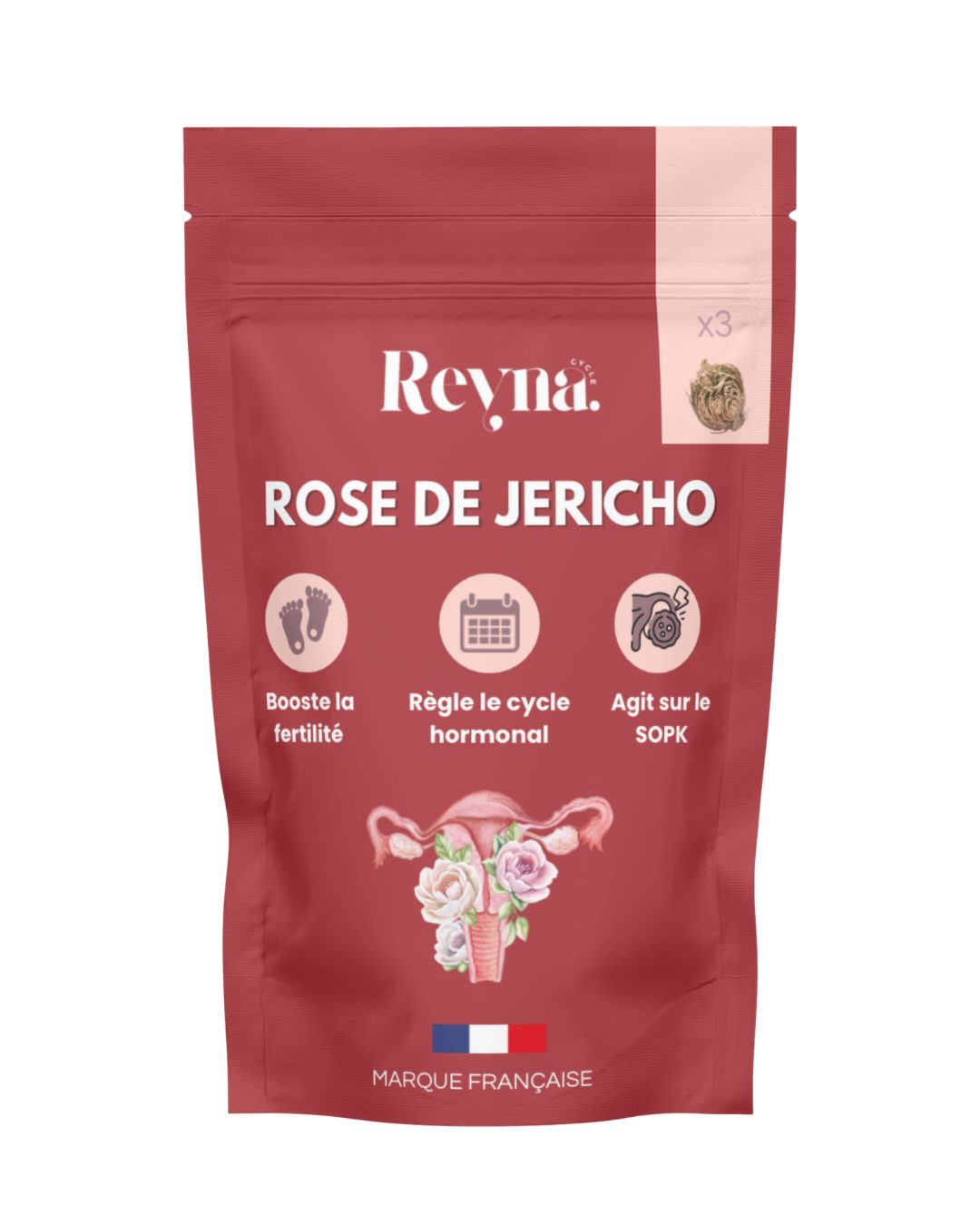 Lot de 3 Roses de Jericho – Boost l’ovulation